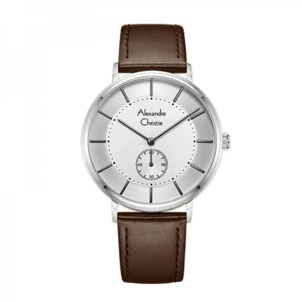 Alexandre Christie AC 8493 Silver White Man MSLSSSL